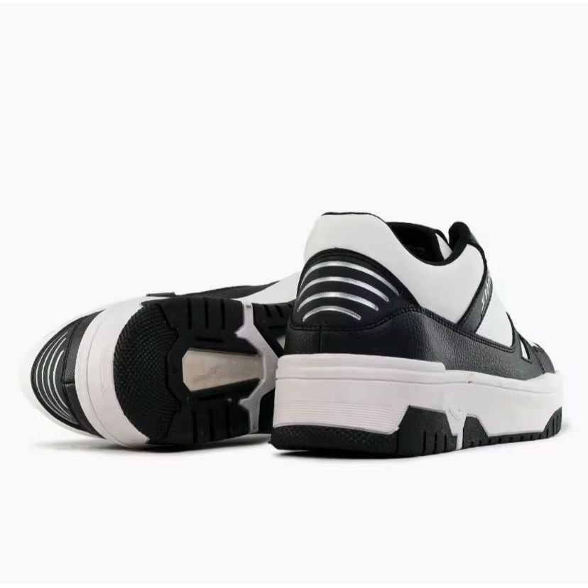 SEPATU SNEAKERS JOHNSON - SIRIUS WHITE BLACK