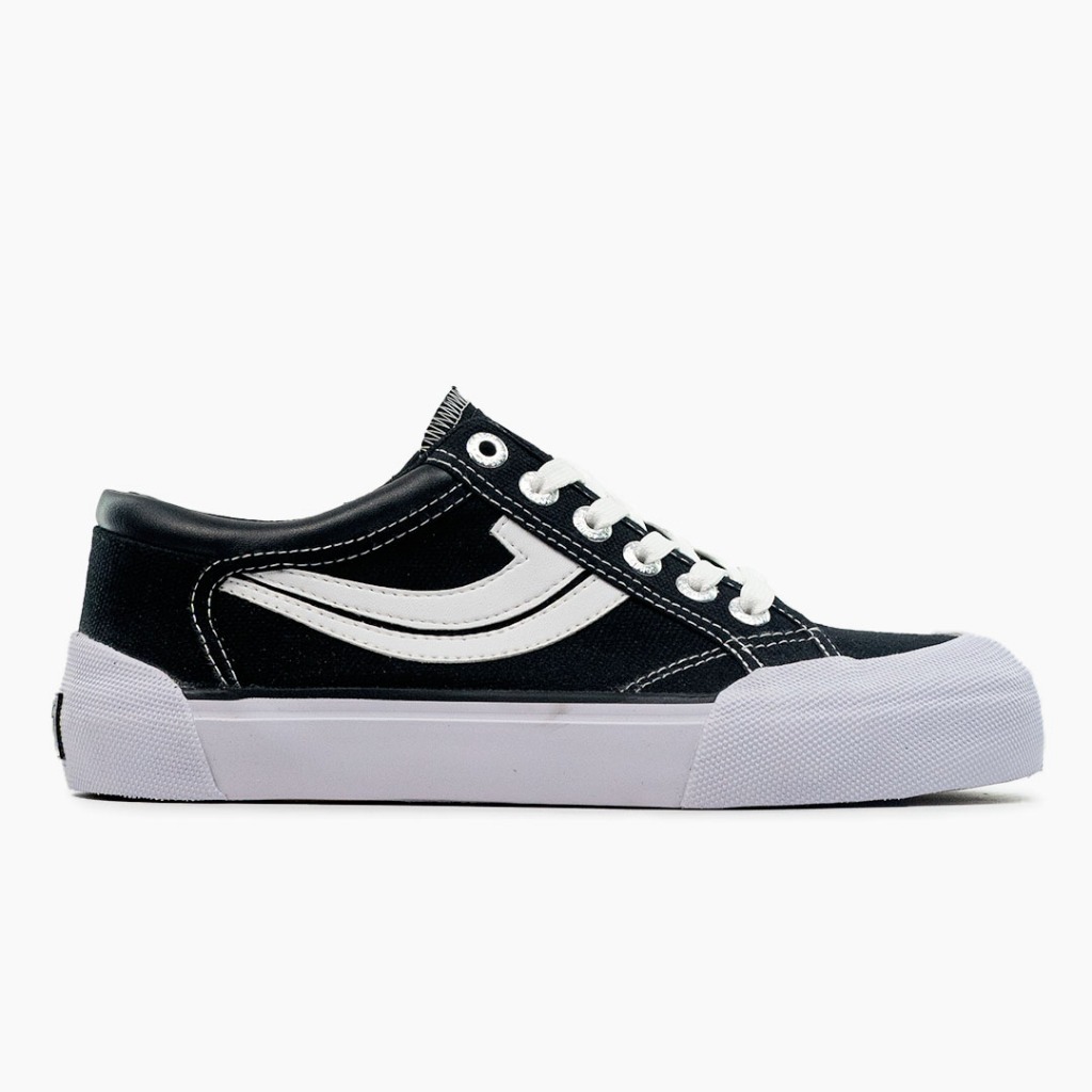 SEPATU SNEAKERS JOHNSON - GALAXY S LOWCUT (LC) BLACK WHITE