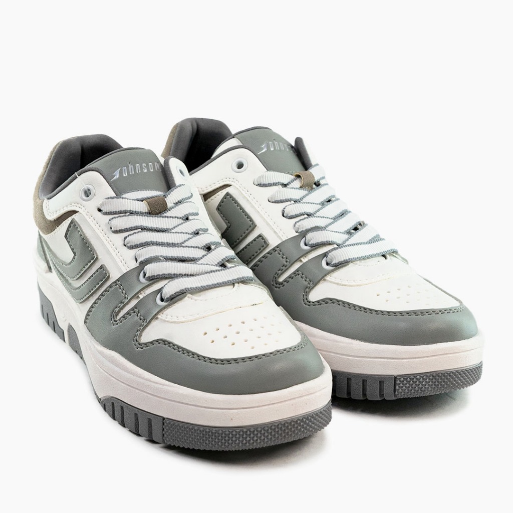 Sepatu Sneakers Johnson - Phoenix White Grey