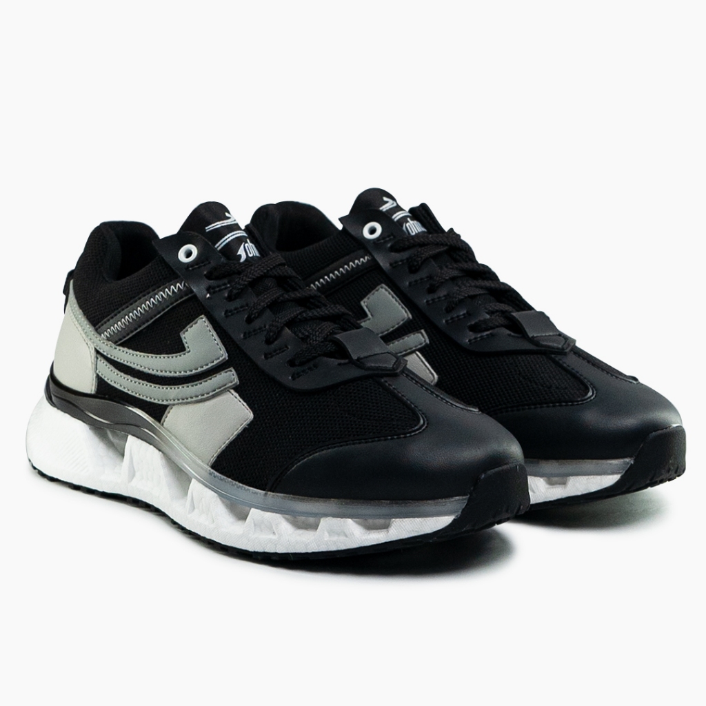 SEPATU SNEAKERS JOHNSON - WIND BLACK