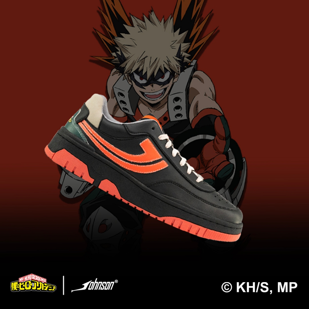 SEPATU SNEAKERS JOHNSON X MY HERO ACADEMIA - BAKUGO