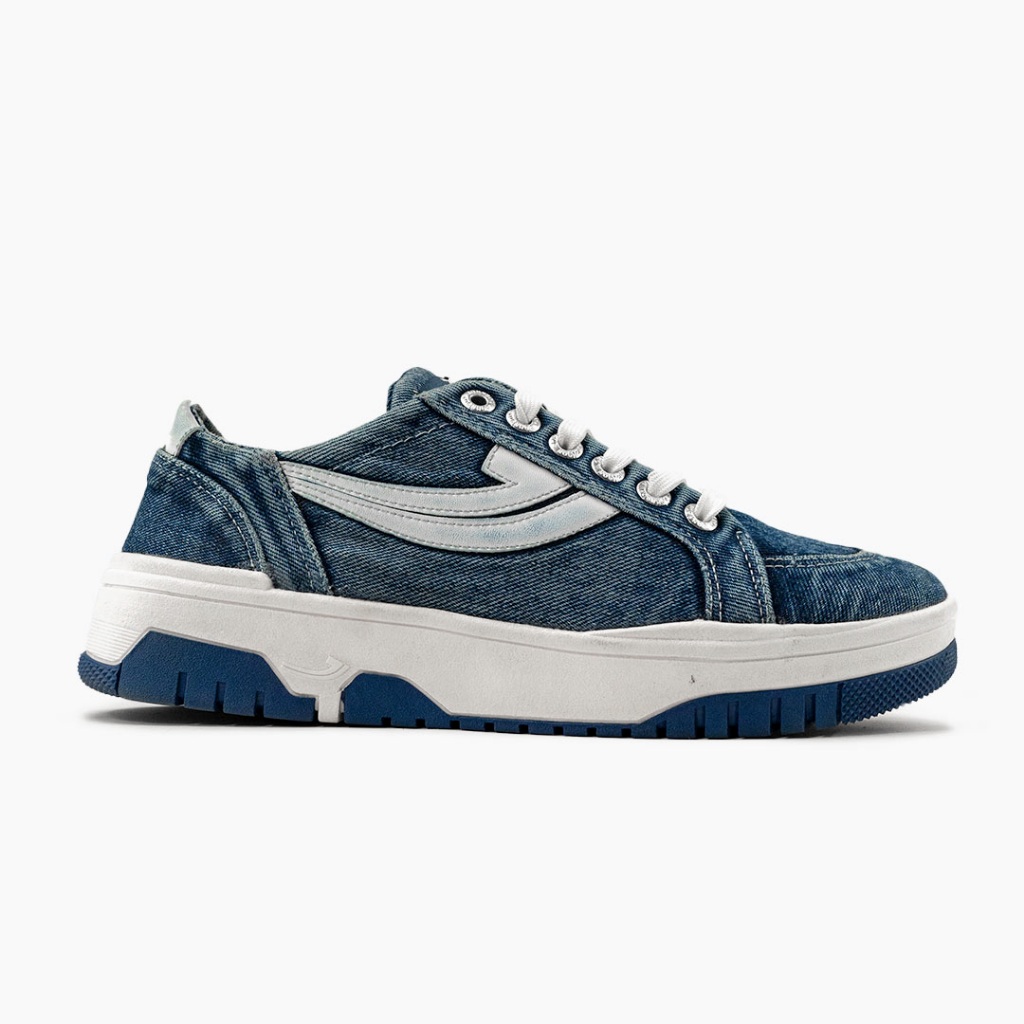 SEPATU SNEAKERS JOHNSON - ORACLE LOWCUT (LC) DENIM BLUE