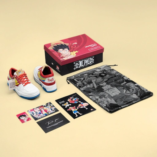 Image of SEPATU SNEAKERS JOHNSON X ONE PIECE - LUFFY
