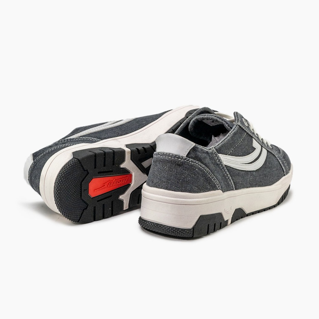 SEPATU SNEAKERS JOHNSON - ORACLE LOWCUT (LC) DENIM BLACK