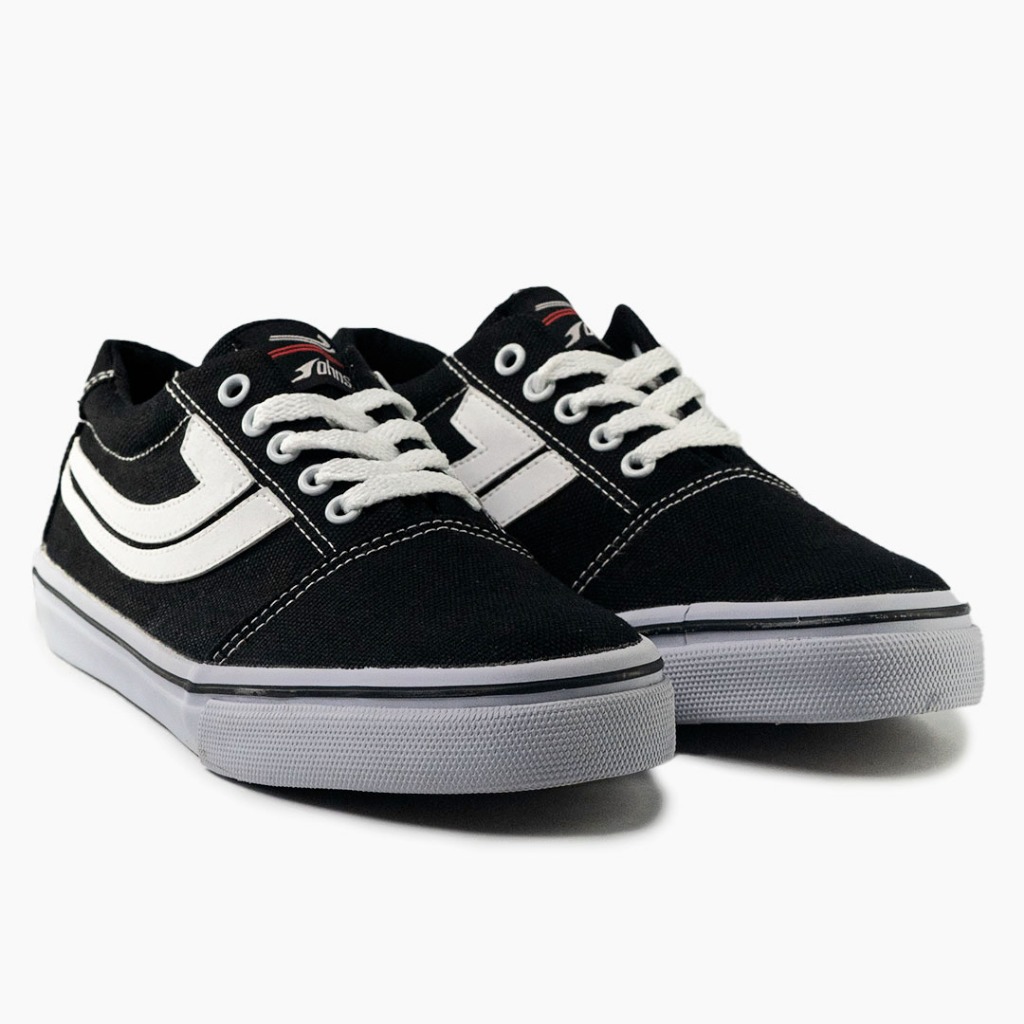 SEPATU SNEAKERS JOHNSON - ANDROMEDA LOWCUT (LC) BLACK WHITE | MILKY | ALL BLACK