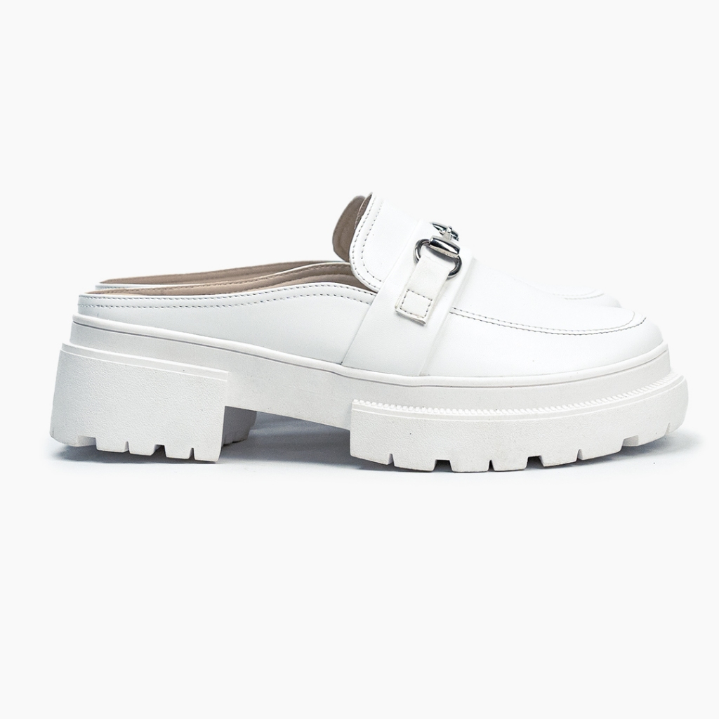 SEPATU SLIP ON WANITA JOHNSON - SALVIA WHITE