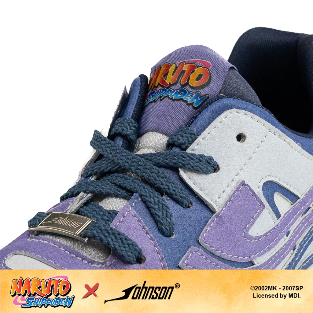 SEPATU SNEAKERS JOHNSON X NARUTO SHIPPUDEN - SASUKE
