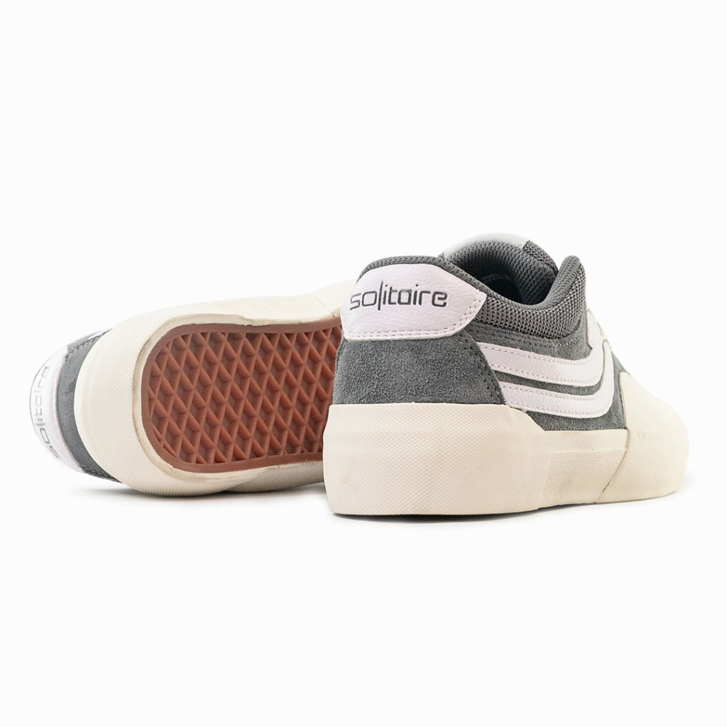 SEPATU SNEAKERS JOHNSON SOLITAIRE - V001 LOWCUT (LC) DARK GREY