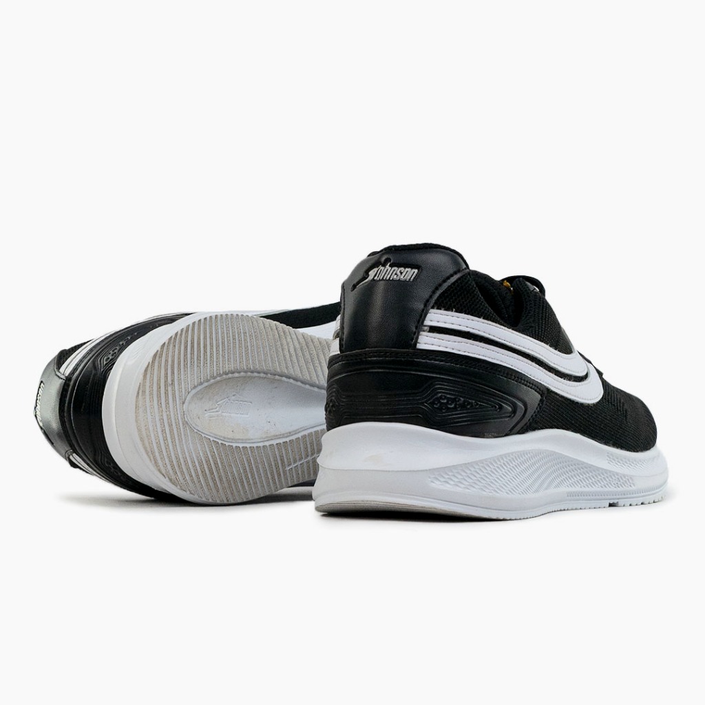 SEPATU SNEAKERS JOHNSON - FLASH BLACK WHITE