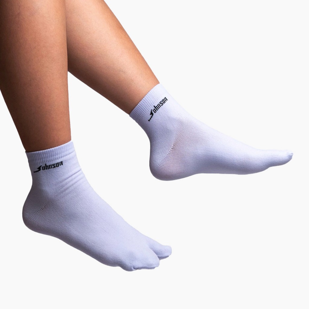 KAOS KAKI TABI JOHNSON PENDEK - WHITE