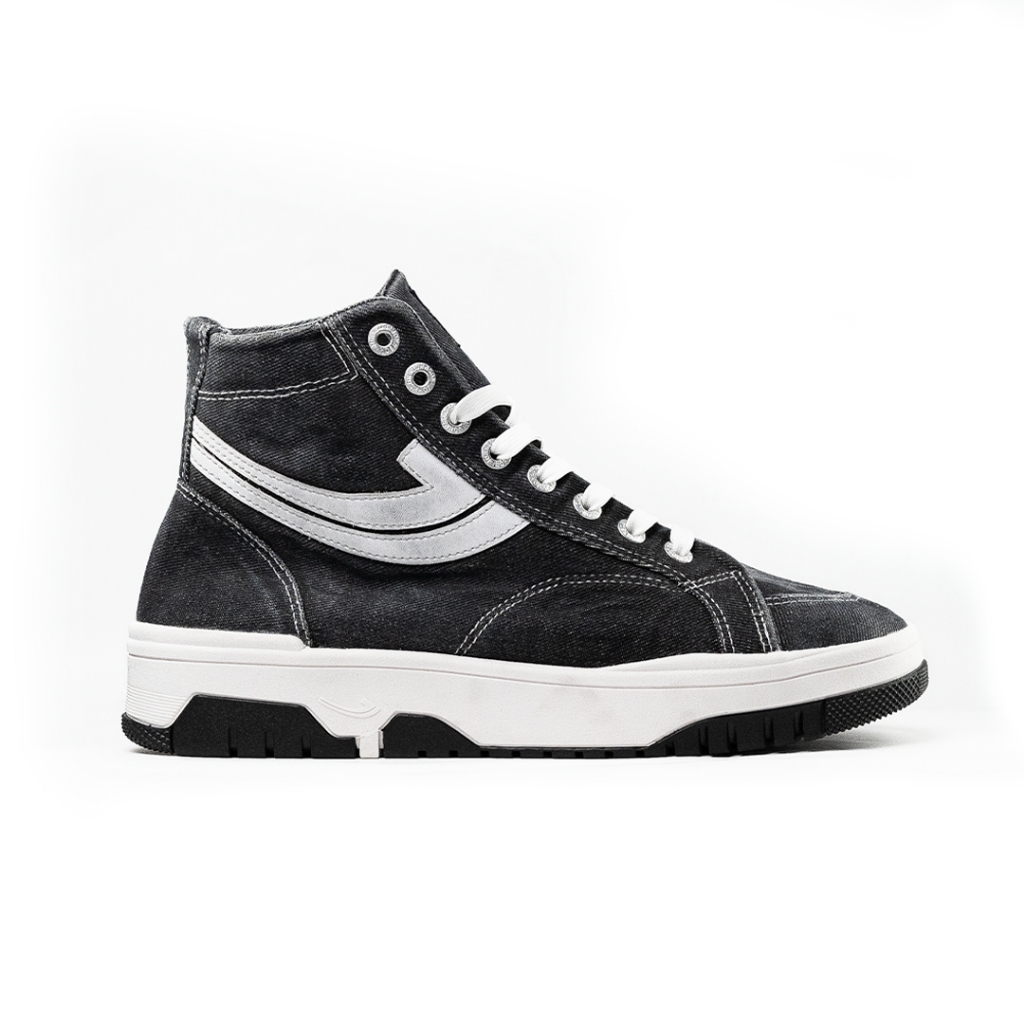 SEPATU SNEAKERS JOHNSON - ORACLE HIGHCUT (HC) DENIM BLACK