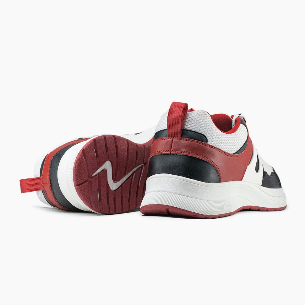 SEPATU SNEAKERS JOHNSON - FENRIR RED WHITE