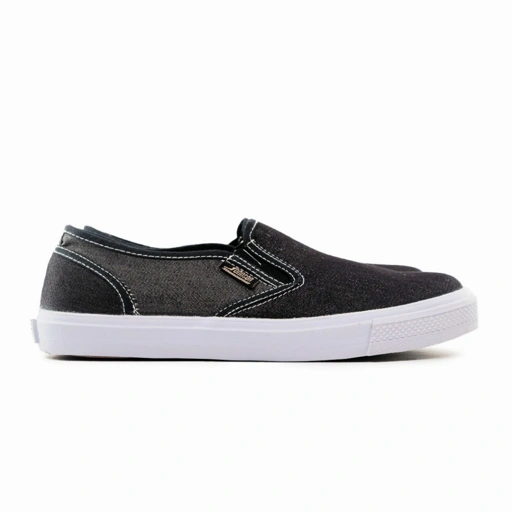Image of SEPATU SLIP-ON JOHNSON - VENUS BLACK GREY