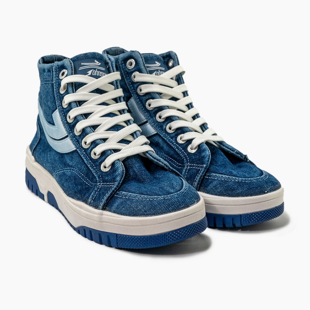 SEPATU SNEAKERS JOHNSON - ORACLE HIGHCUT (HC) DENIM BLUE