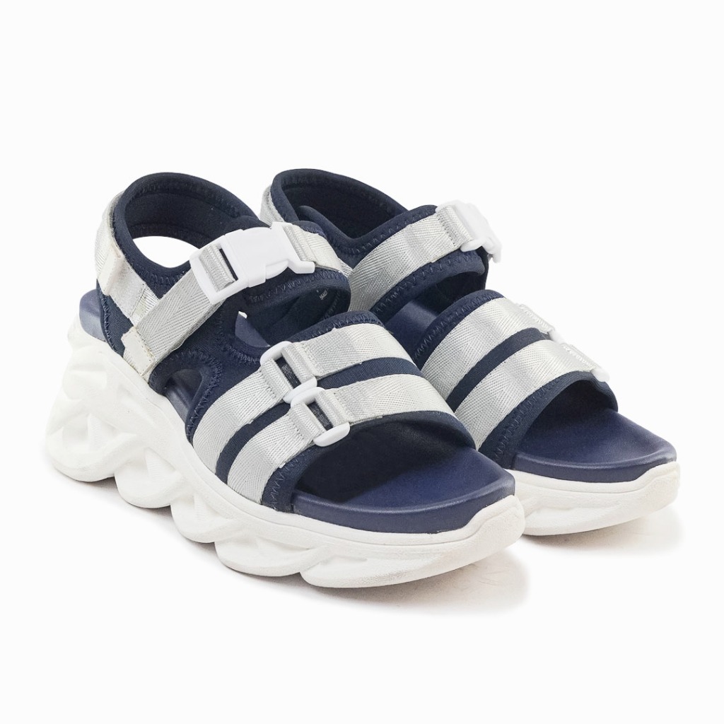 Sandal Wanita Johnson - Pisces Navy White