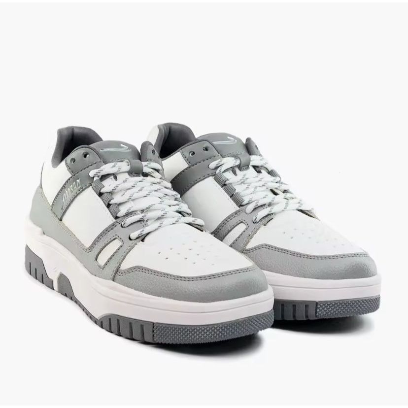 SEPATU SNEAKERS JOHNSON - SIRIUS WHITE GREY