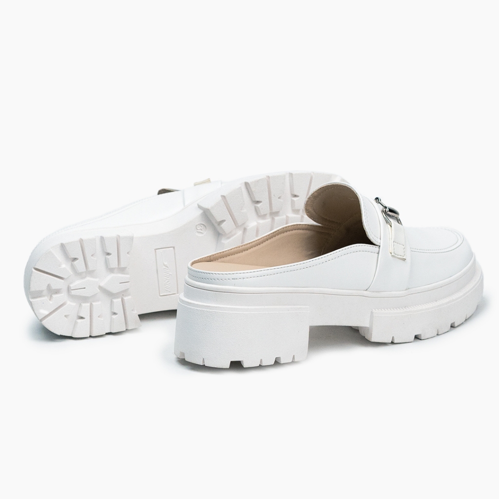 SEPATU SLIP ON WANITA JOHNSON - SALVIA WHITE