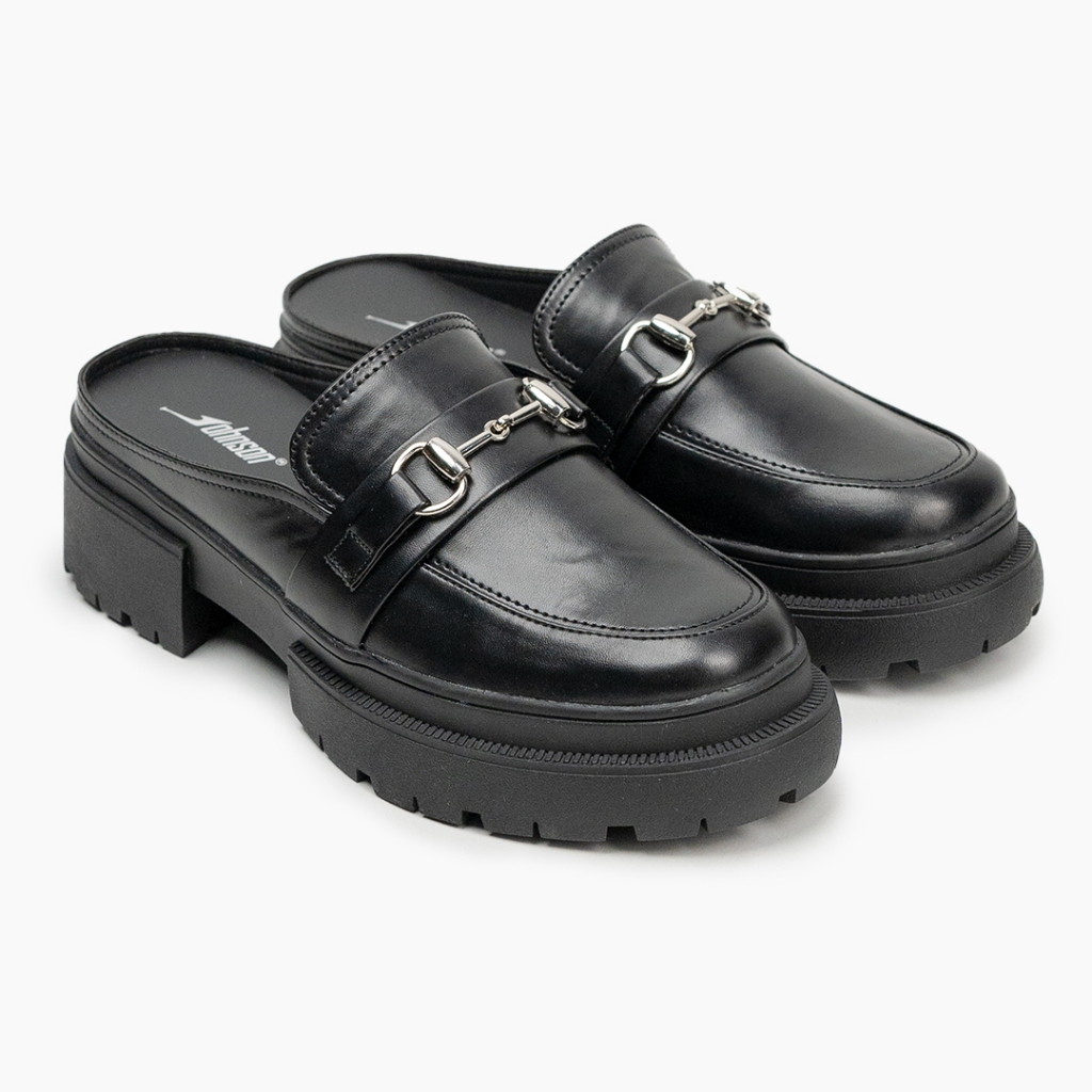 SEPATU SLIP ON WANITA JOHNSON - SALVIA BLACK