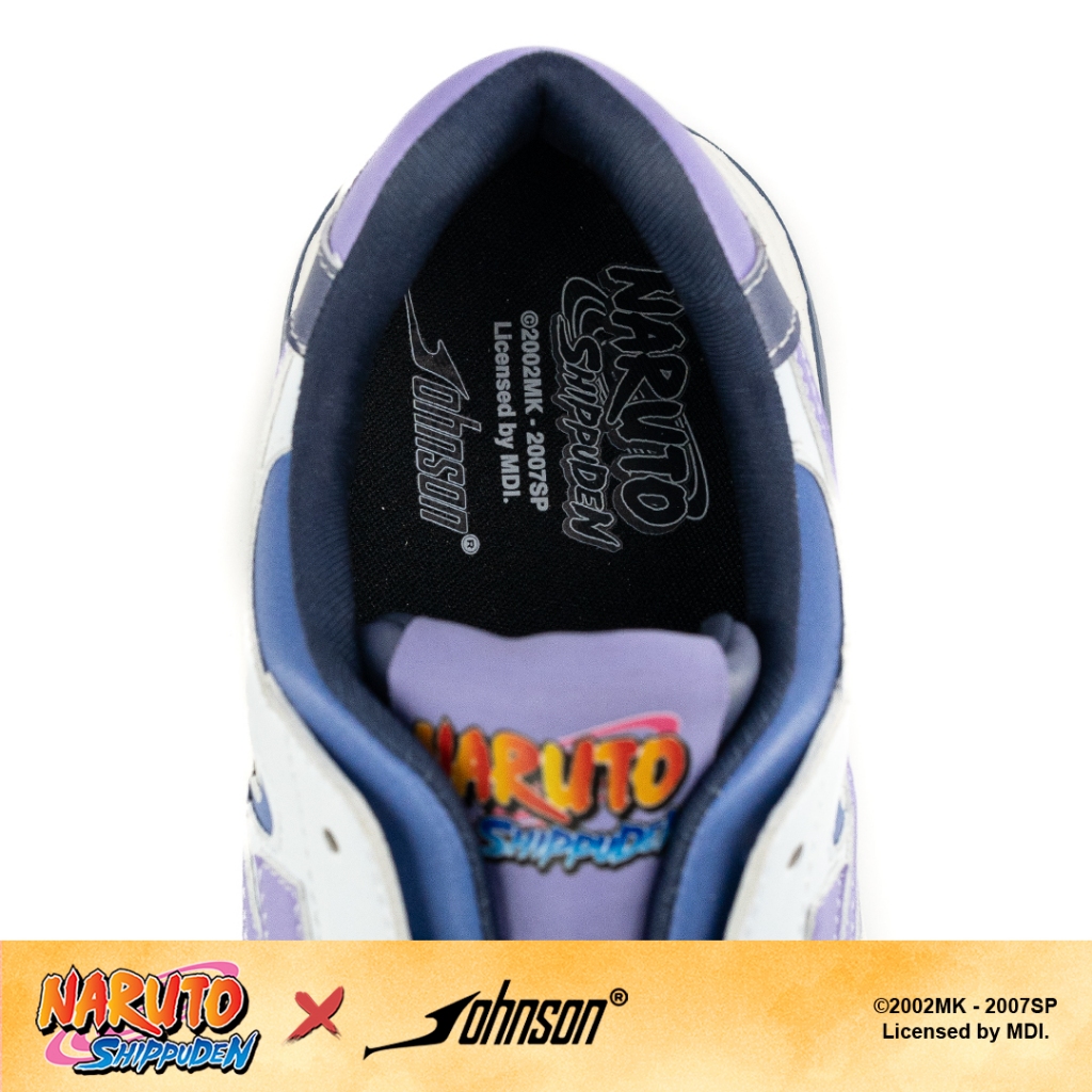 SEPATU SNEAKERS JOHNSON X NARUTO SHIPPUDEN - SASUKE