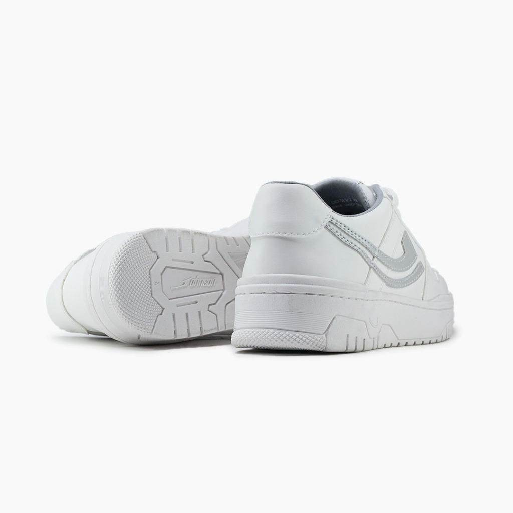 SEPATU SNEAKERS JOHNSON - DELTA V.2 LOWCUT (LC) WHITE