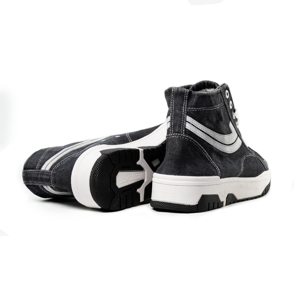 SEPATU SNEAKERS JOHNSON - ORACLE HIGHCUT (HC) DENIM BLACK