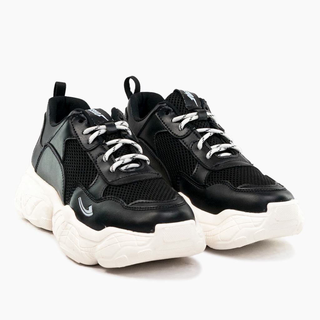 Sepatu Sneakers Wanita Johnson - ion Black