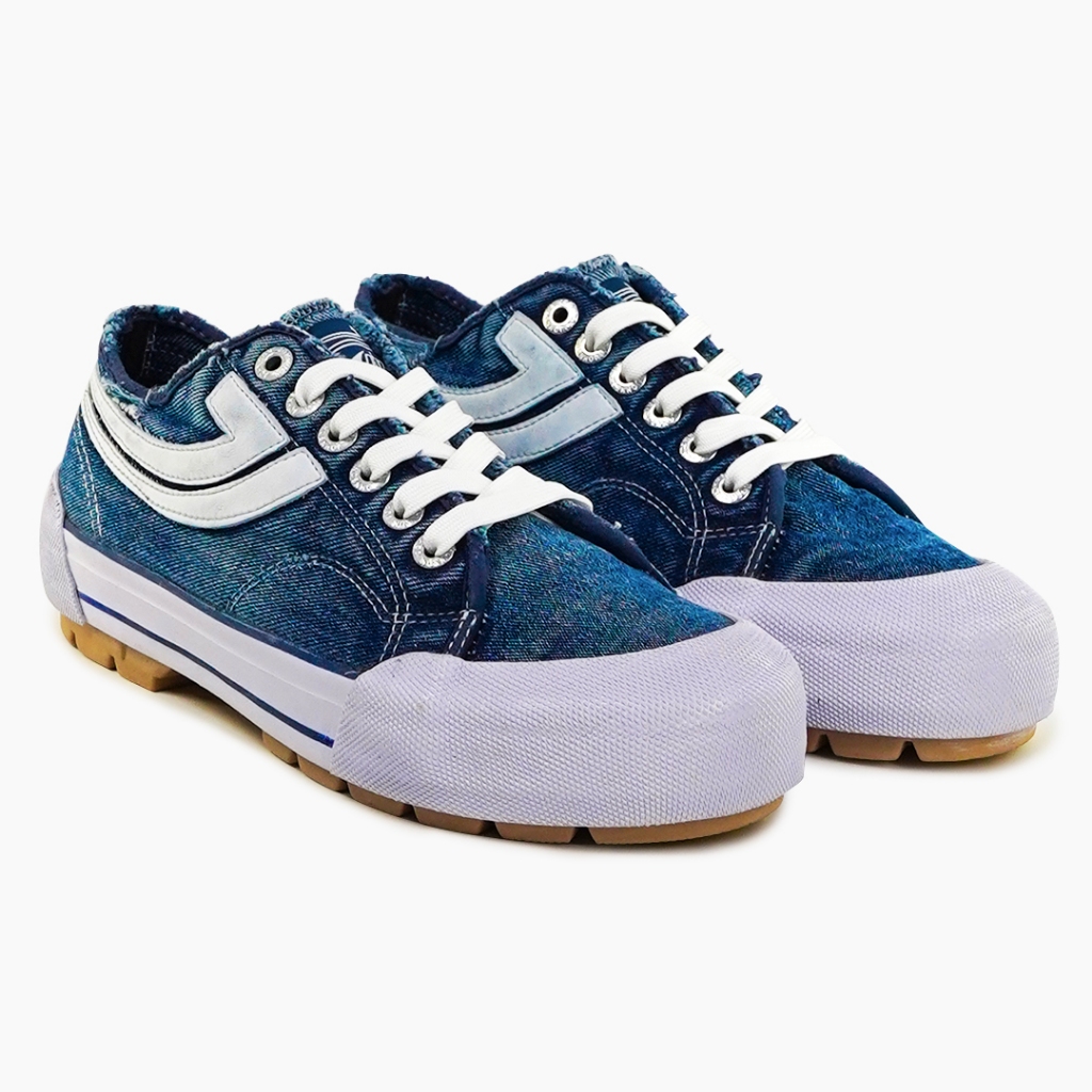 SEPATU SNEAKERS JOHNSON - REBEL LOWCUT (LC) DENIM