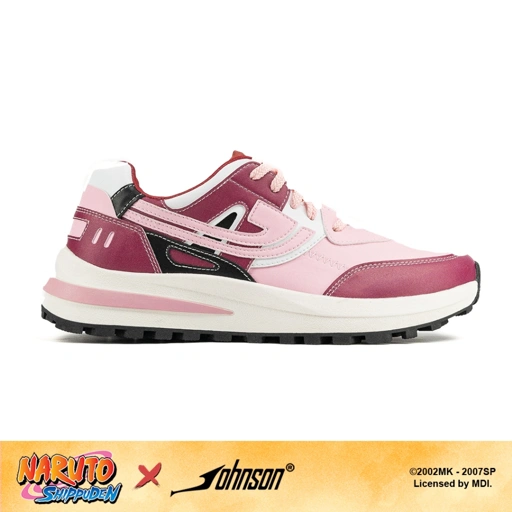 SEPATU SNEAKERS JOHNSON X NARUTO SHIPPUDEN - SAKURA