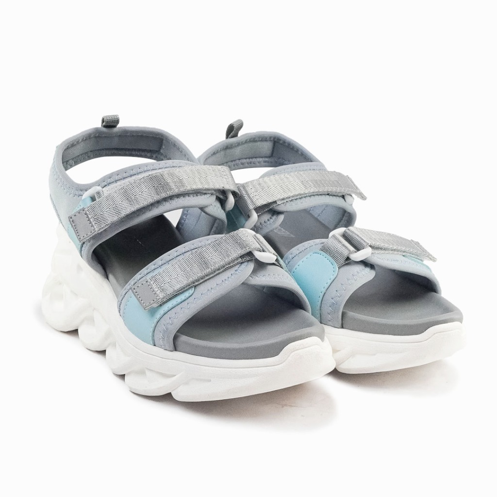 Sandal Wanita Johnson - Volant Grey