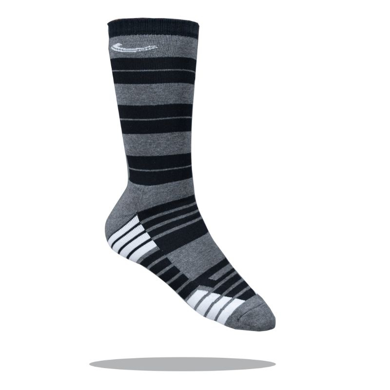 Johnson - Lines Grey Socks