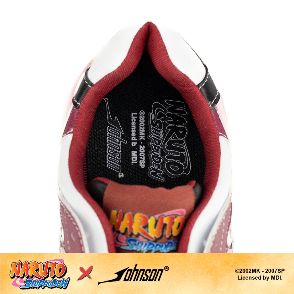 SEPATU SNEAKERS JOHNSON X NARUTO SHIPPUDEN - SAKURA