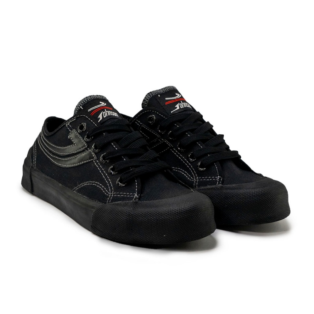 SEPATU SNEAKERS JOHNSON - GALAXY PRO LOW BLACK GREY