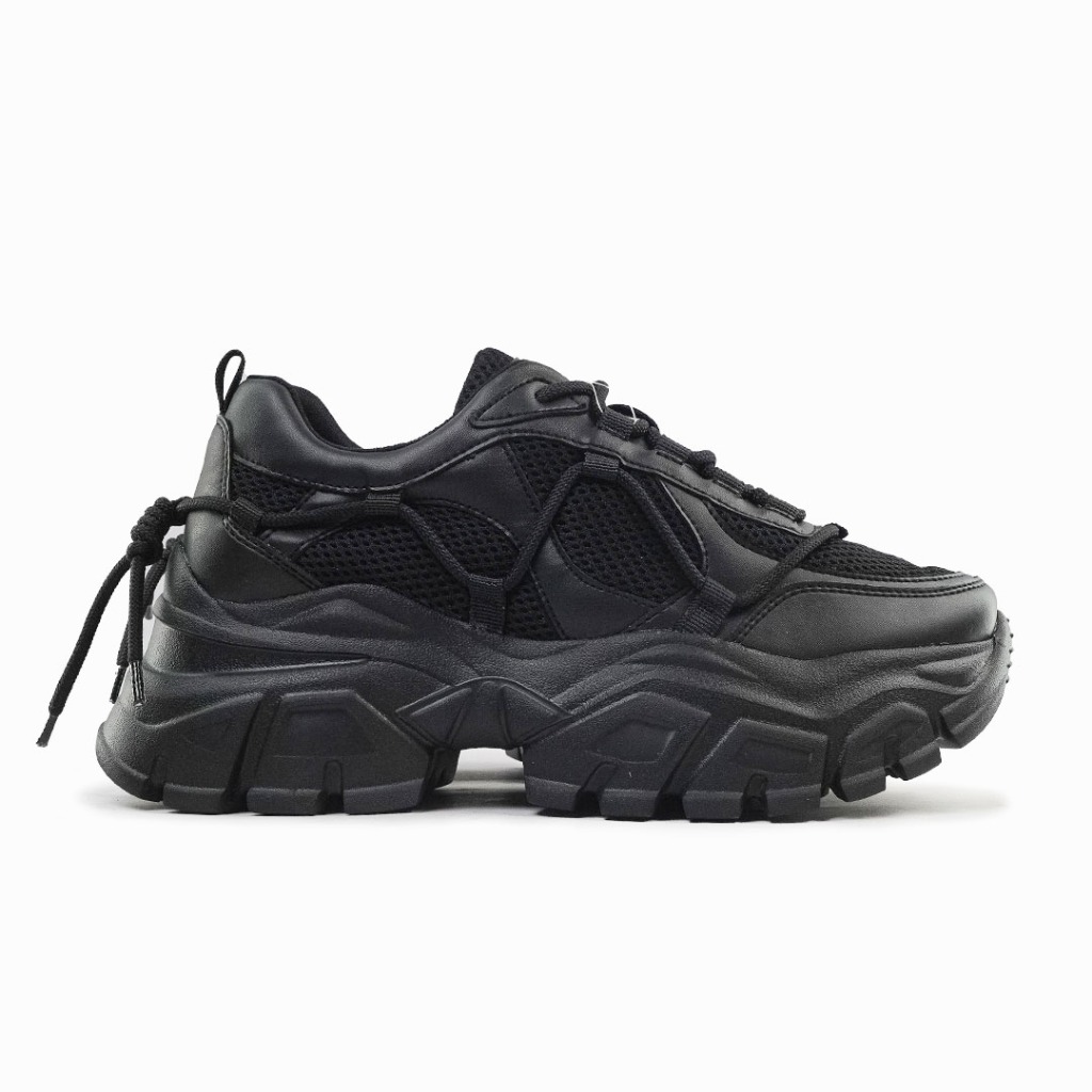 SEPATU SNEAKERS WANITA JOHNSON - IRIS BLACK