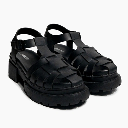 SANDAL WANITA JOHNSON - ZYVA BLACK