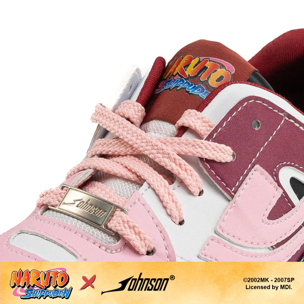 SEPATU SNEAKERS JOHNSON X NARUTO SHIPPUDEN - SAKURA