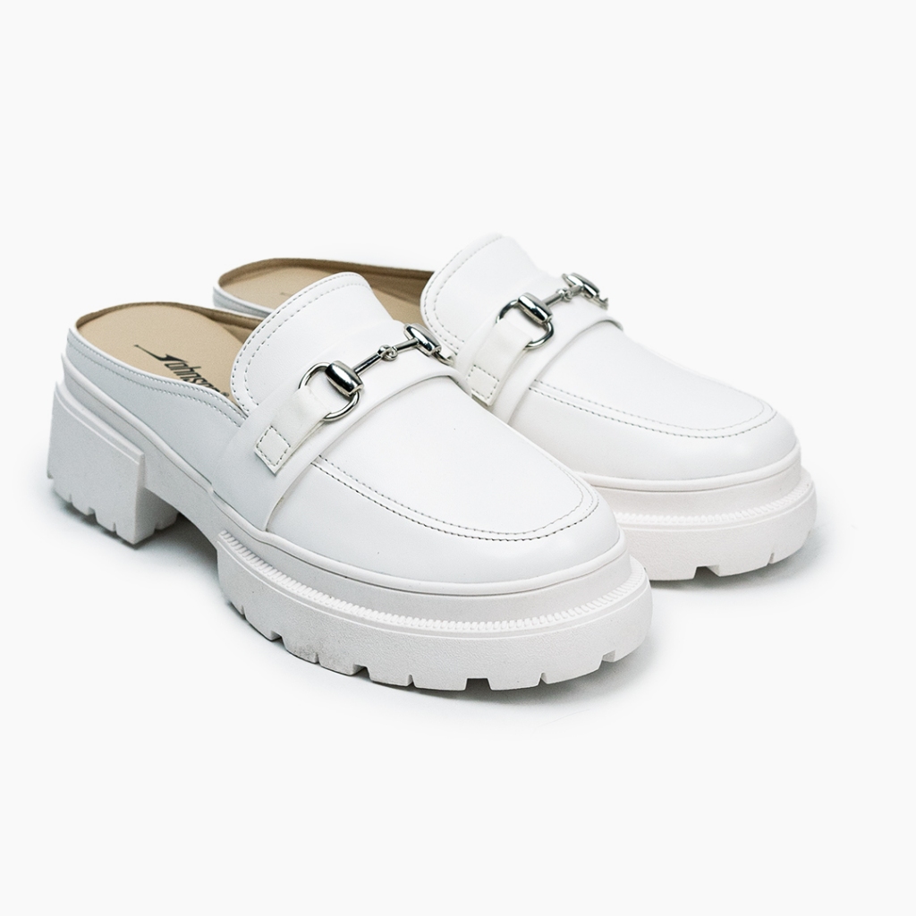 SEPATU SLIP ON WANITA JOHNSON - SALVIA WHITE