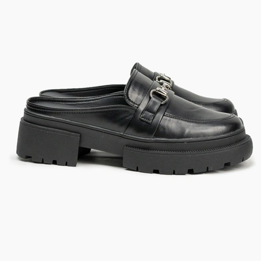 Image of SEPATU SLIP ON WANITA JOHNSON - SALVIA BLACK