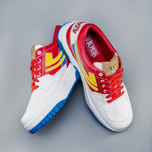SEPATU SNEAKERS JOHNSON X ONE PIECE - LUFFY