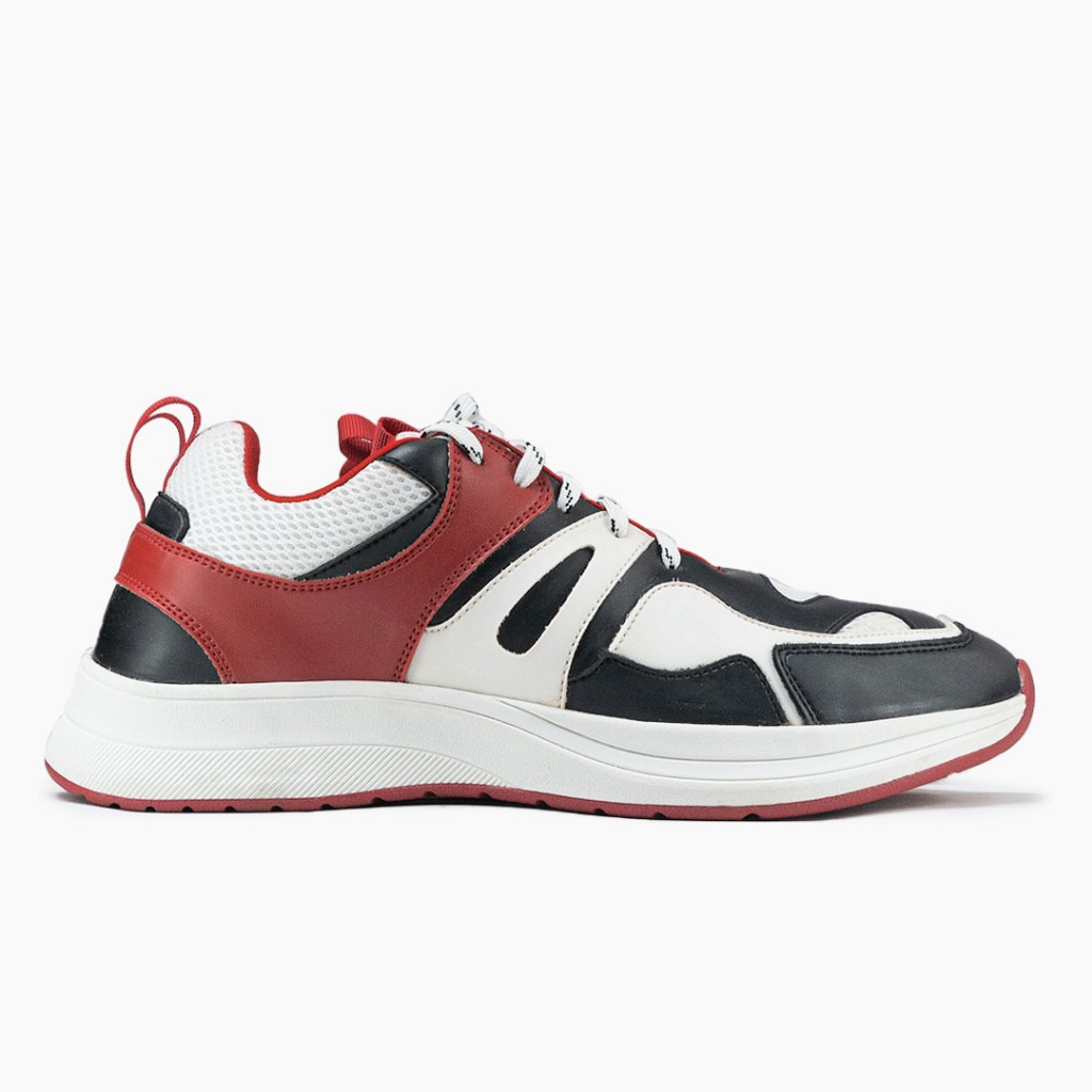 SEPATU SNEAKERS JOHNSON - FENRIR RED WHITE