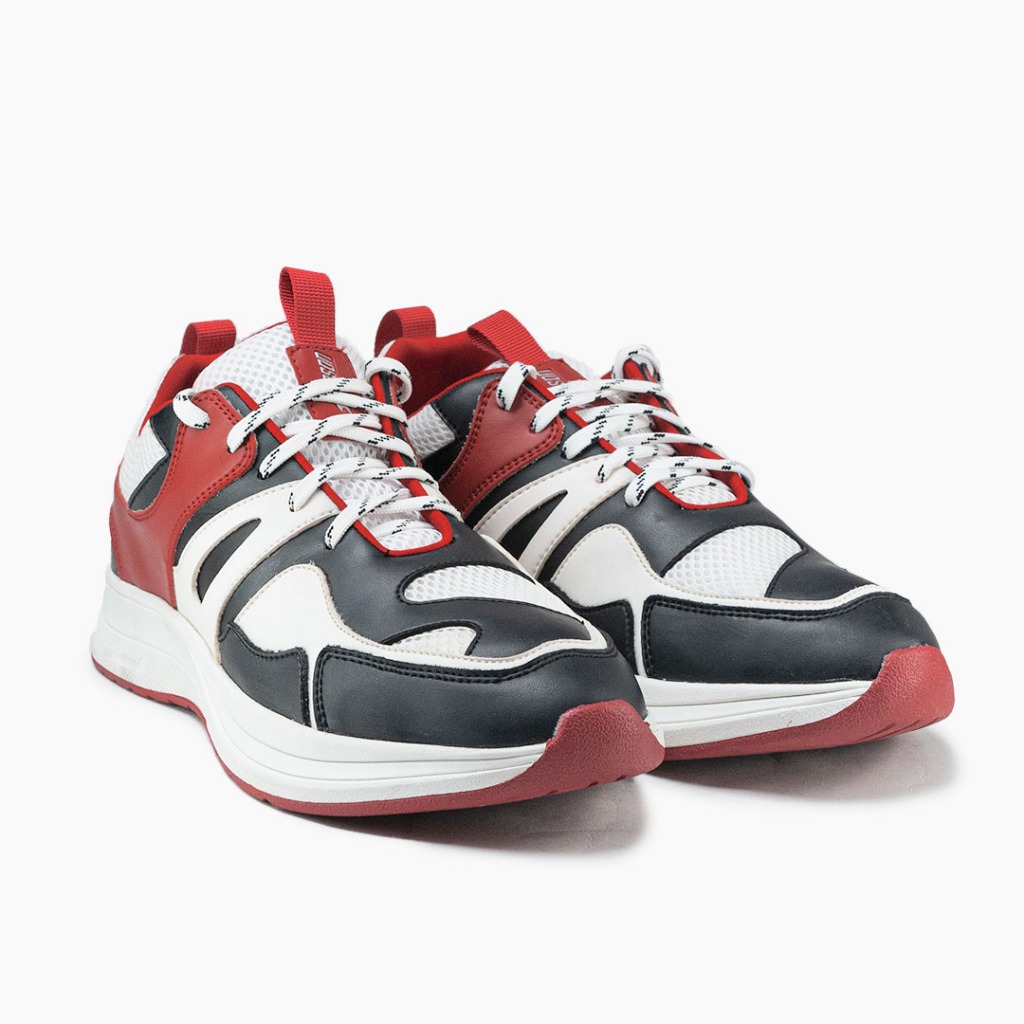 SEPATU SNEAKERS JOHNSON - FENRIR RED WHITE