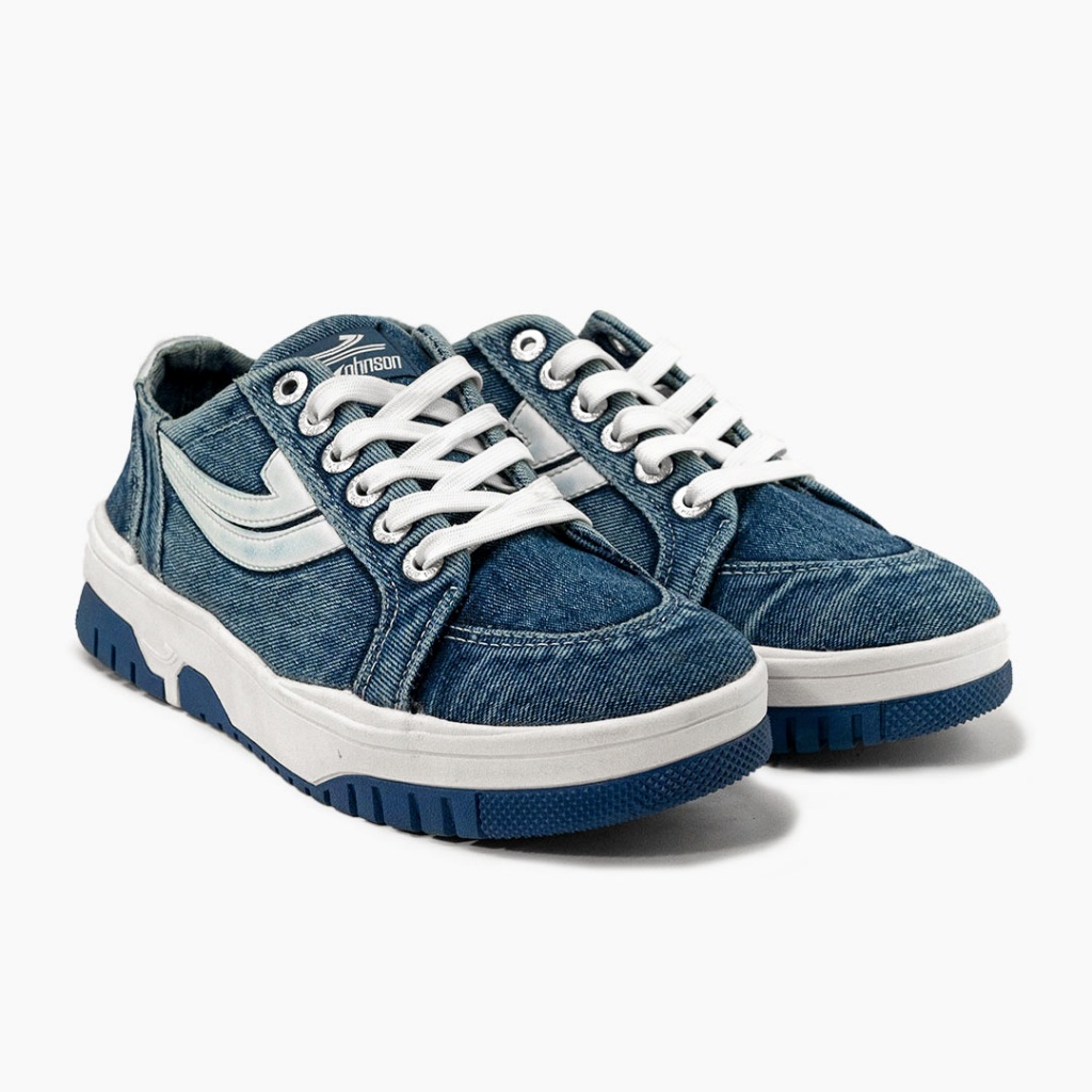 SEPATU SNEAKERS JOHNSON - ORACLE LOWCUT (LC) DENIM BLUE