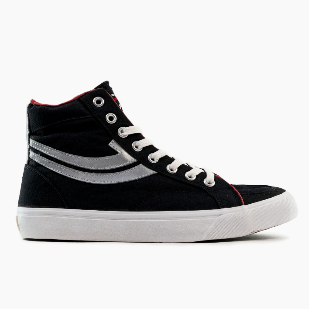 SEPATU SNEAKERS JOHNSON - ORION HIGHCUT (HC) BLACK WHITE 3M