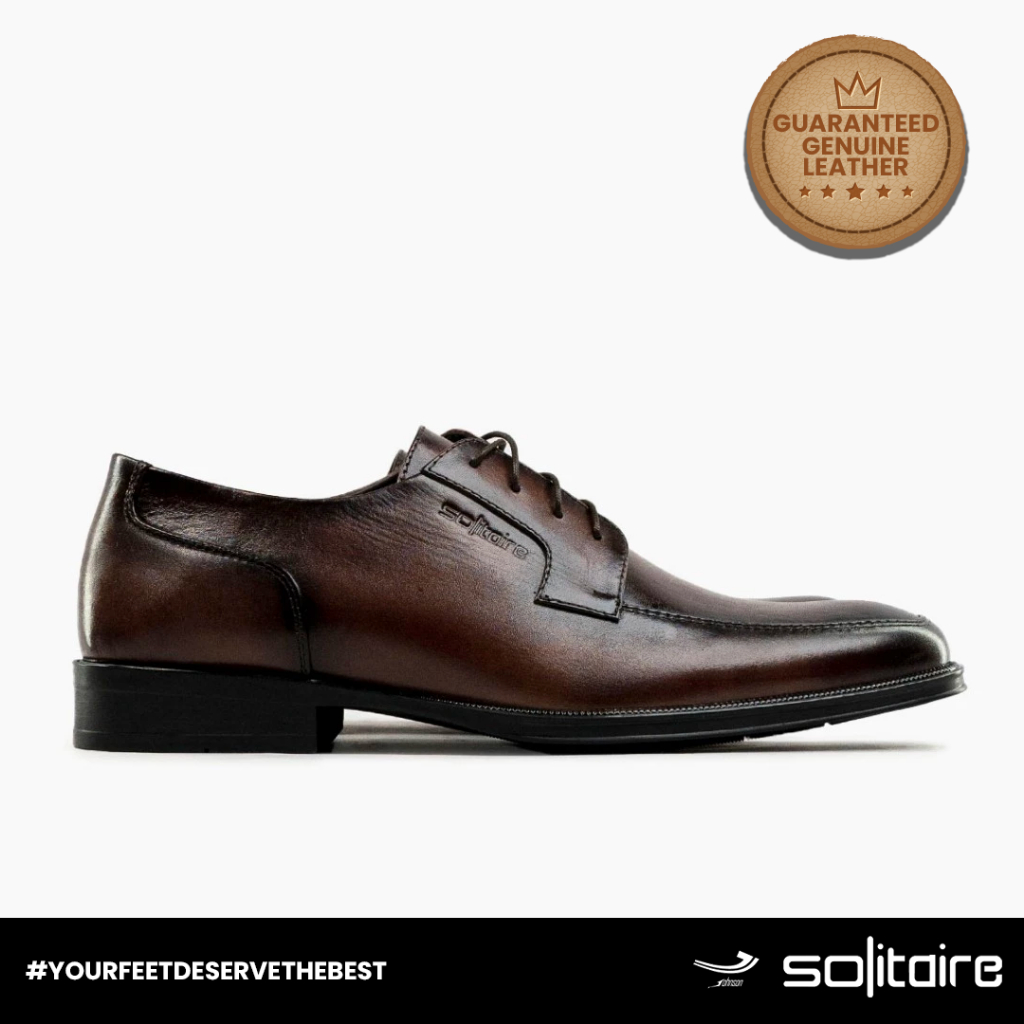Sepatu Kulit Pria Johnson SOLITAIRE - F03 TAN