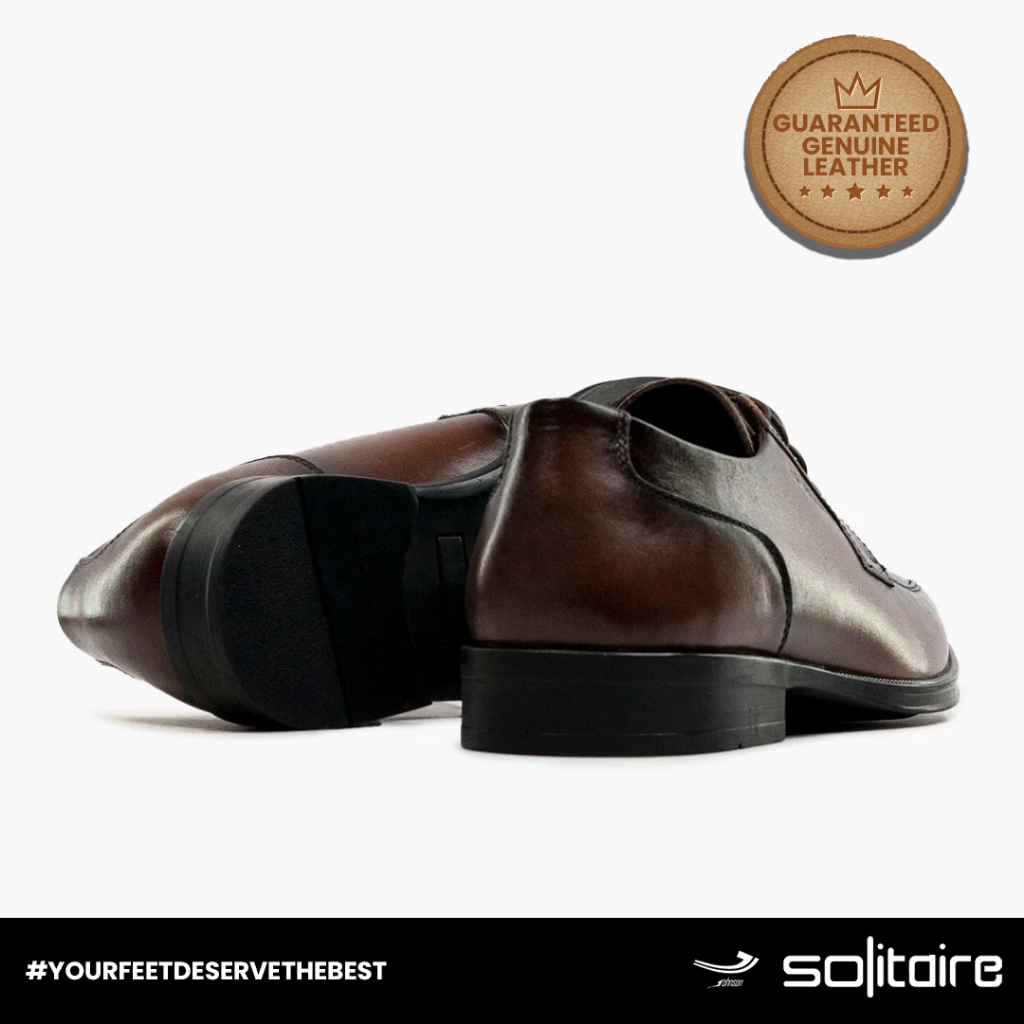Sepatu Kulit Pria Johnson SOLITAIRE - F03 TAN