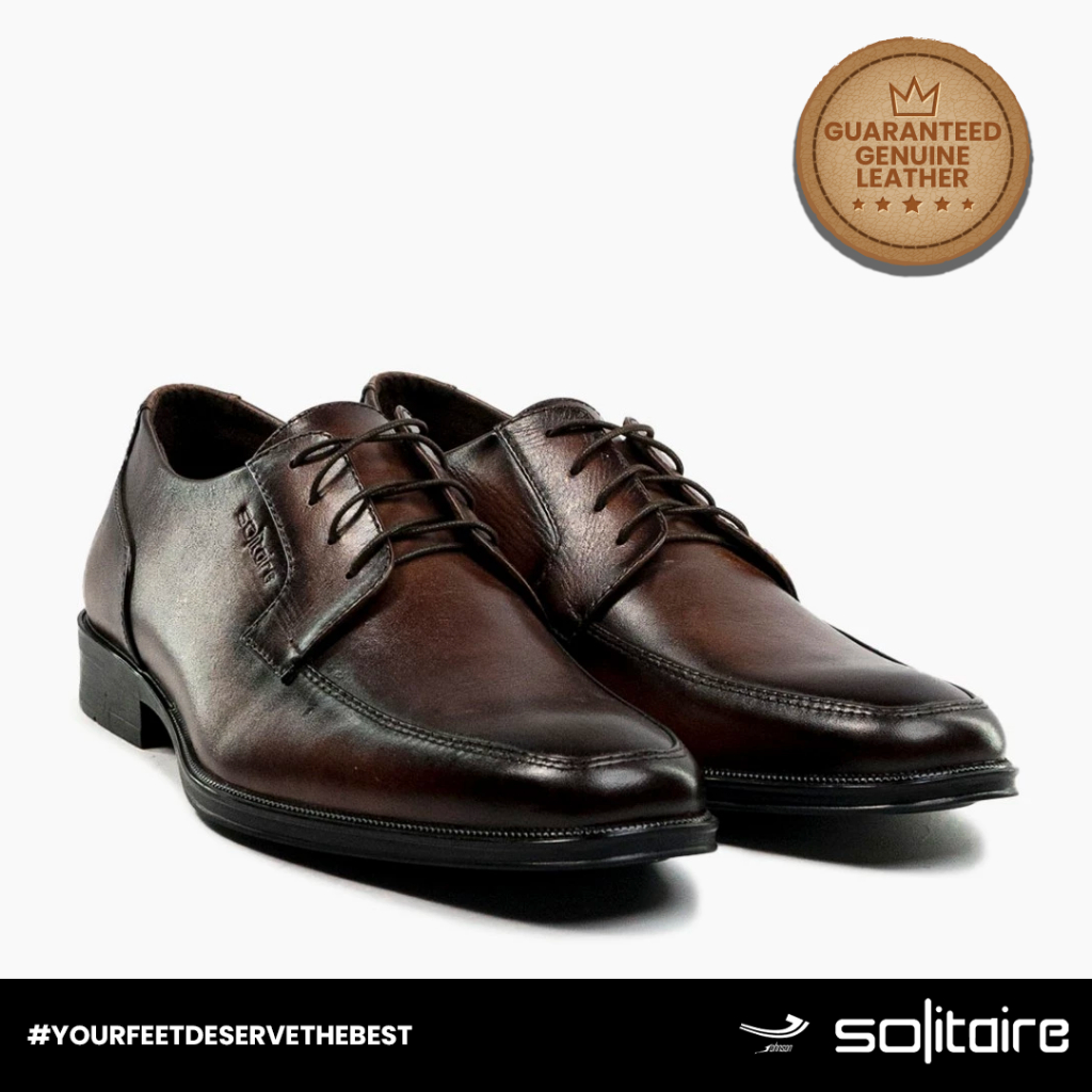 Sepatu Kulit Pria Johnson SOLITAIRE - F03 TAN