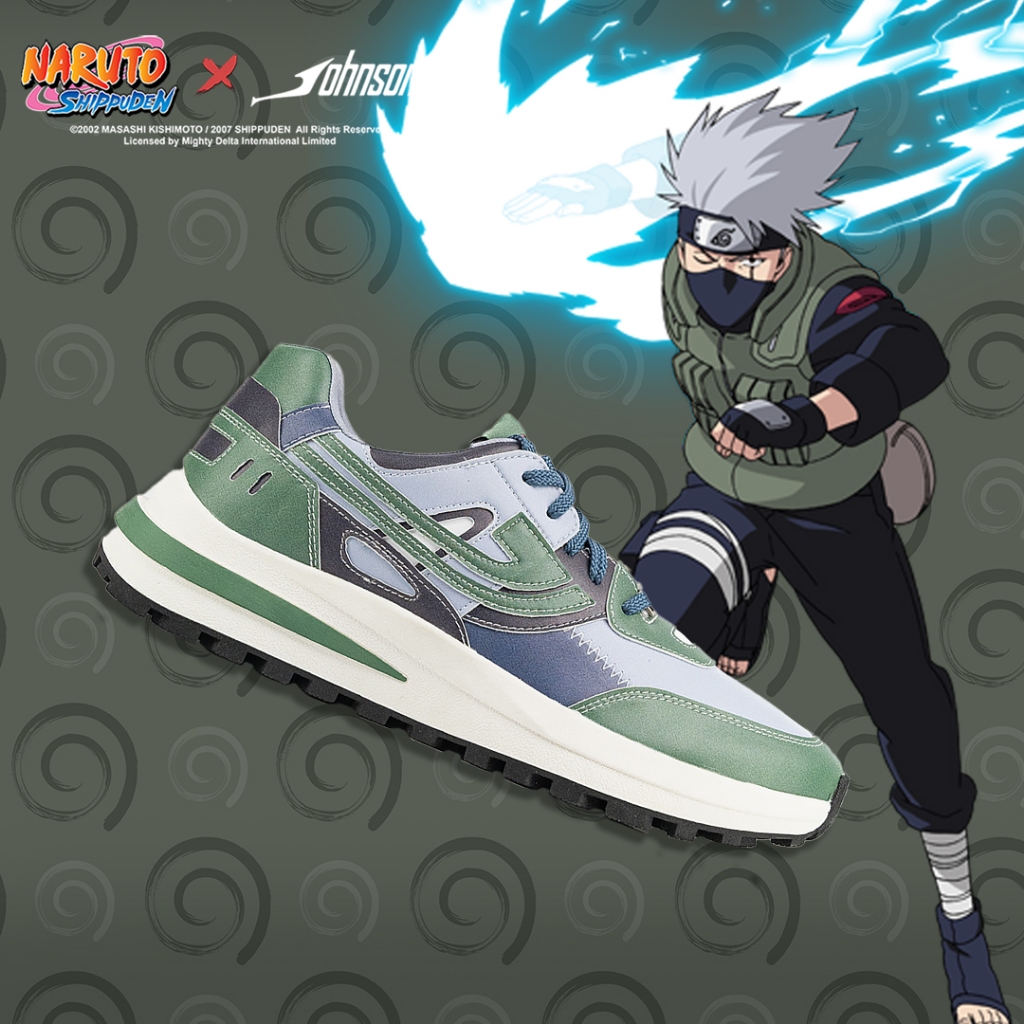 SEPATU SNEAKERS JOHNSON X NARUTO SHIPPUDEN - KAKASHI