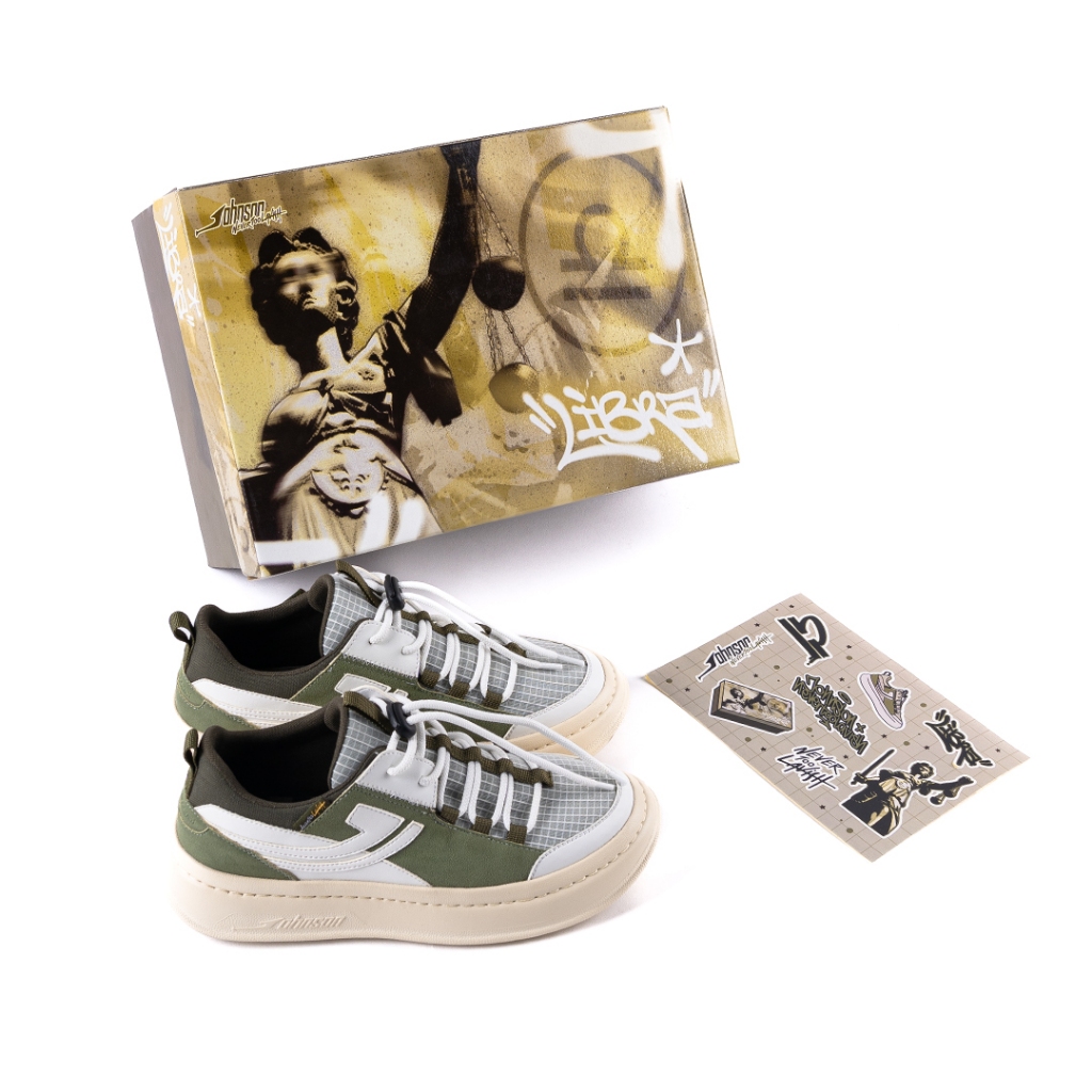 SEPATU SNEAKERS JOHNSON X NEVER TO LAVISH - LIBRA