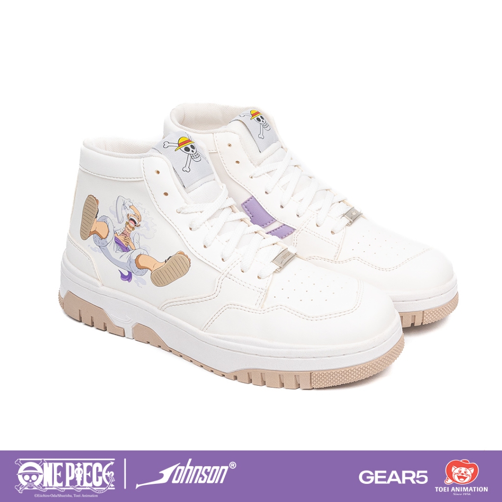 SEPATU SNEAKERS JOHNSON X ONE PIECE HIGHCUT (HC) - LUFFY GEAR 5