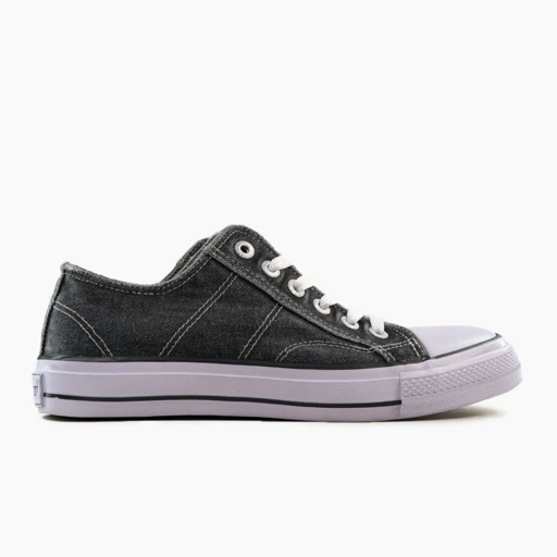 SEPATU SNEAKERS JOHNSON - CLASSIC LOWCUT (LC) DENIM BLACK