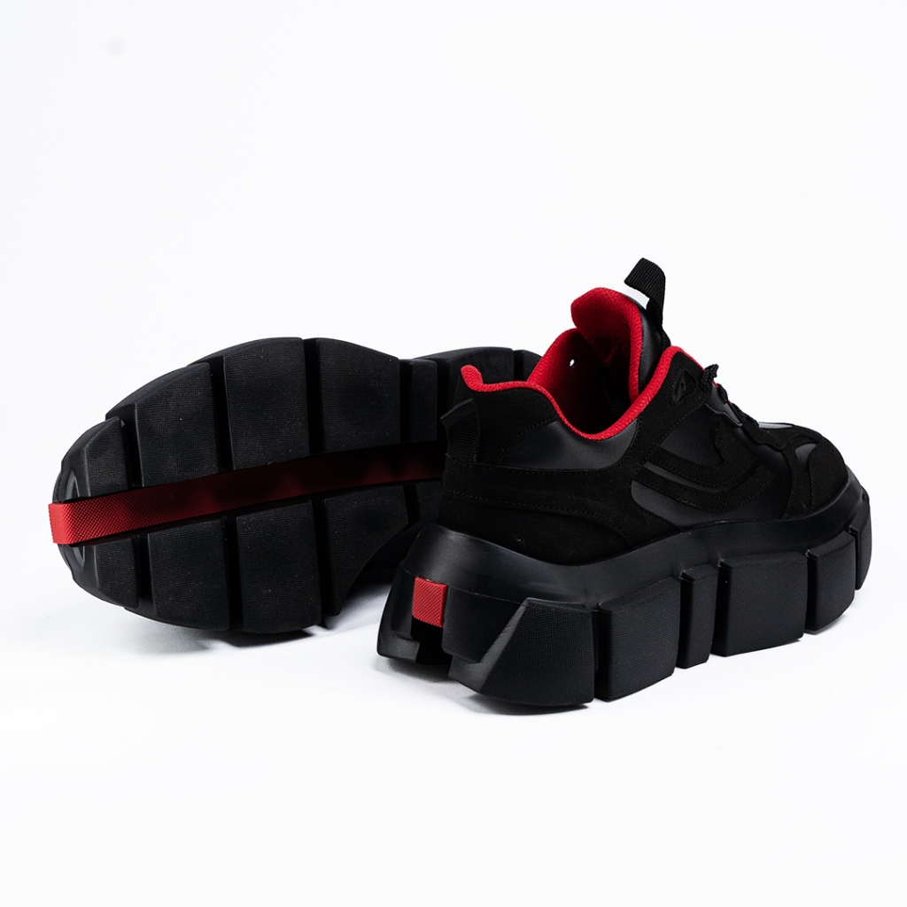 SEPATU SNEAKERS JOHNSON - EARTH BLACK